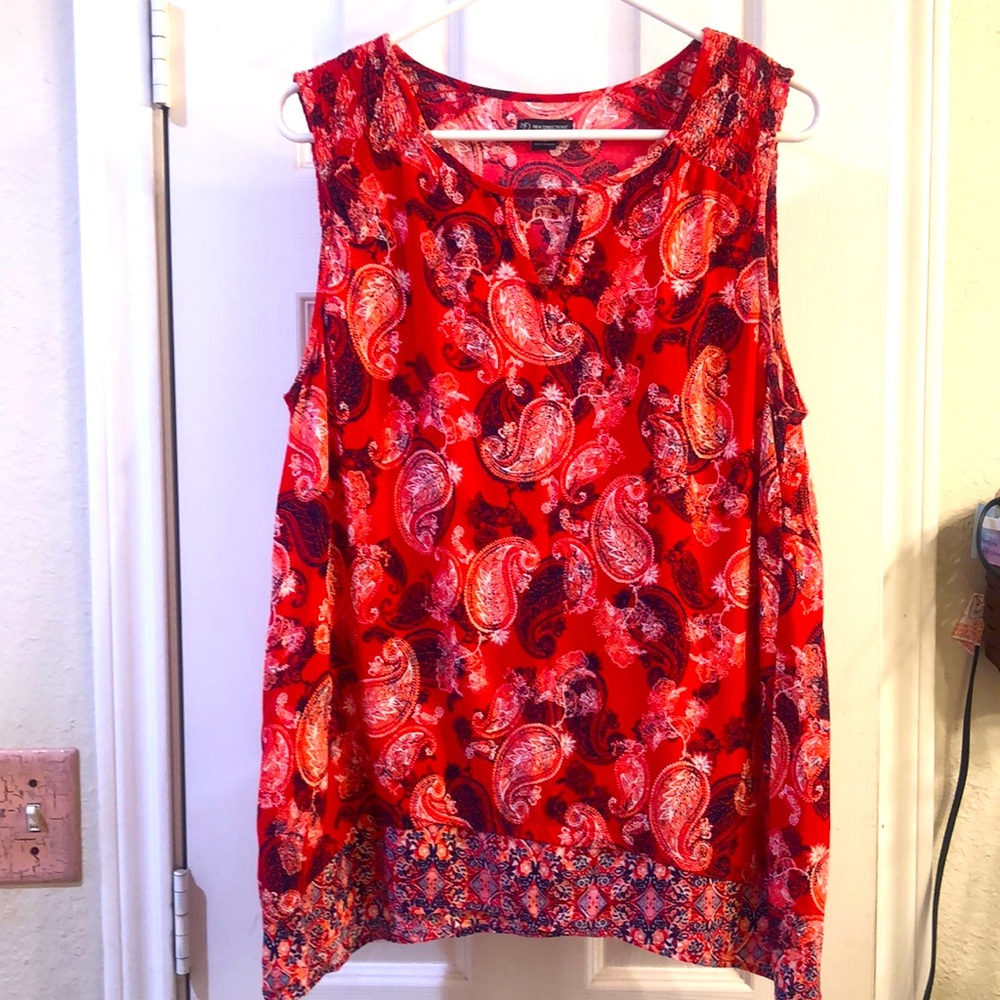 Women’s paisley print blouse